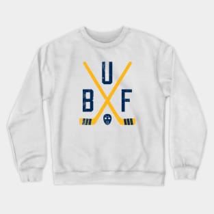 BUF Retro Sticks - White Crewneck Sweatshirt